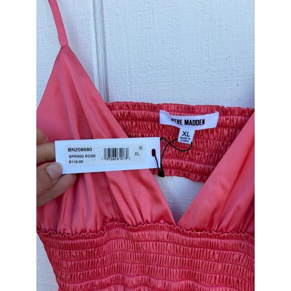 NWT Steve Madden Spring Rose Lisa Maxi Dress, Sz XL - Picture 5 of 8